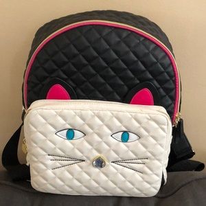 🖤💗Betsey Johnson Kitty backpack 🐱💗🖤